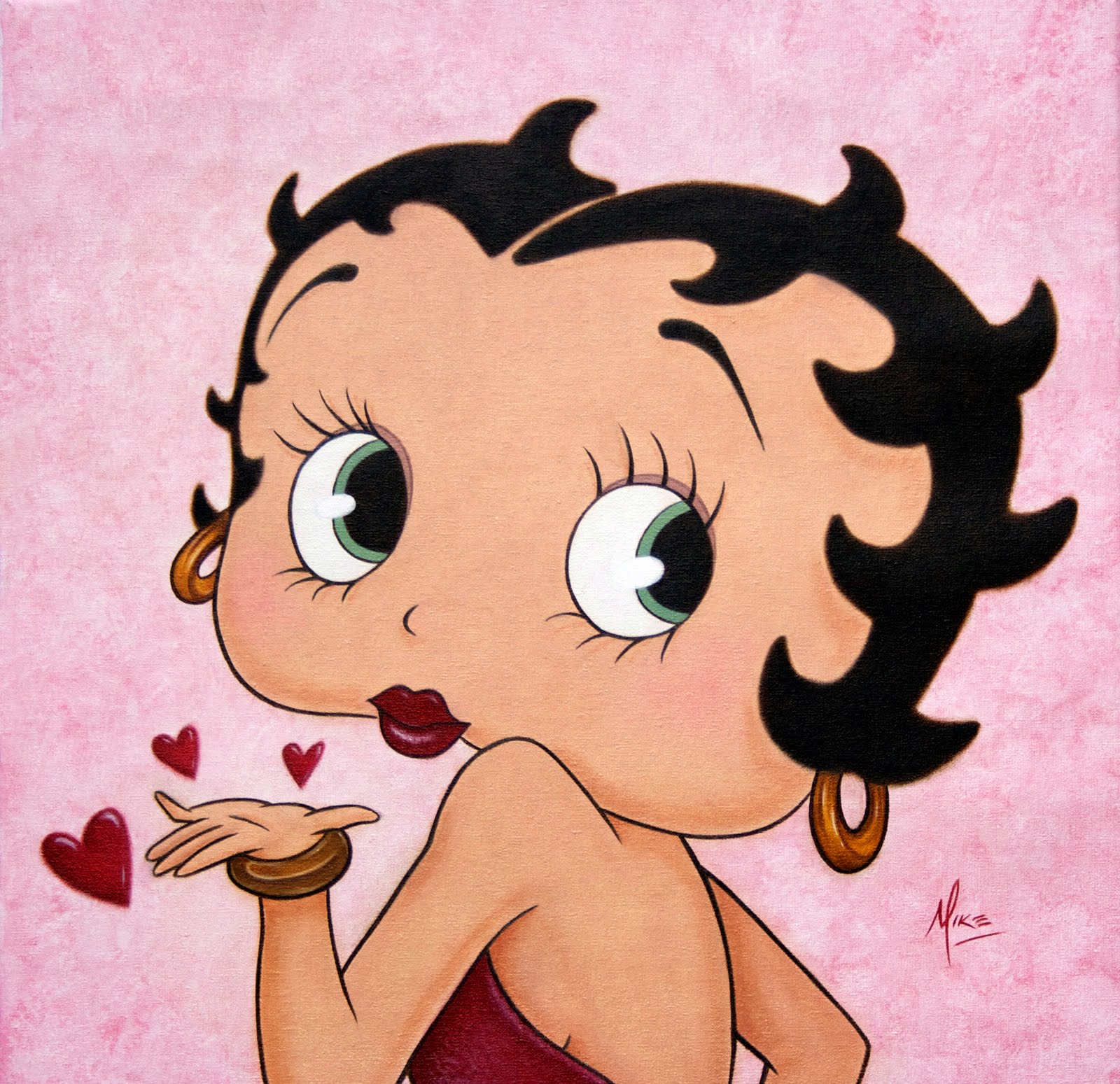 Betty Boop Blog Betty Boop paintings by Michael Kupka