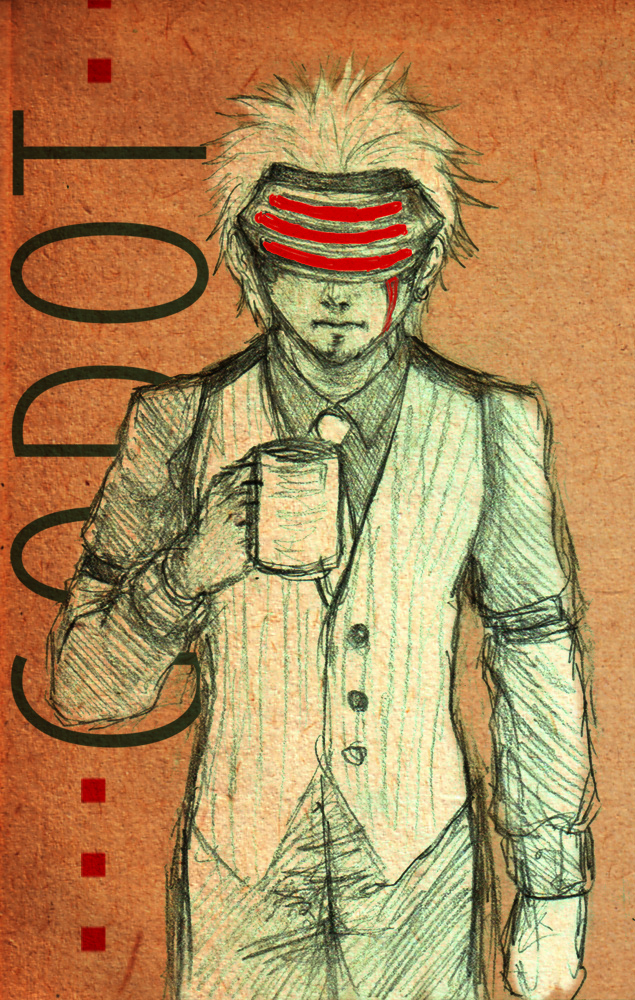 Gyakuten Sketch Godot by KayMikani on DeviantArt
