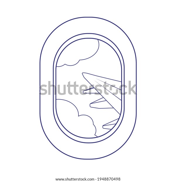 Airplane Window Drawing Over 1,220 RoyaltyFree Licensable Stock