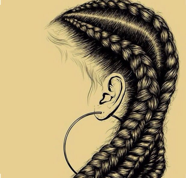 Cornrows Drawing at GetDrawings Free download