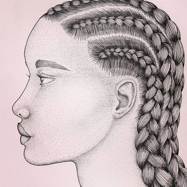 Cornrows Drawing at GetDrawings Free download
