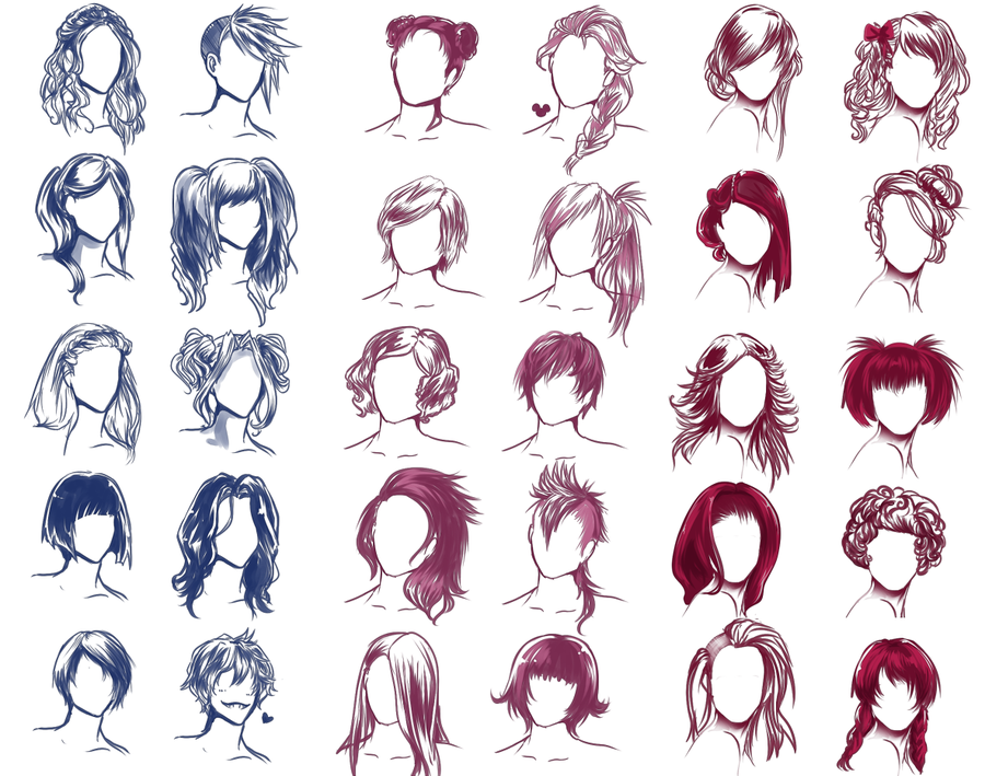 Female Hairstyles Drawing at GetDrawings Free download