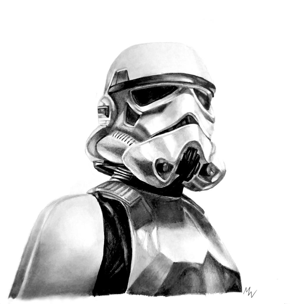 Stormtrooper Pencil Drawing by MattWArt on DeviantArt