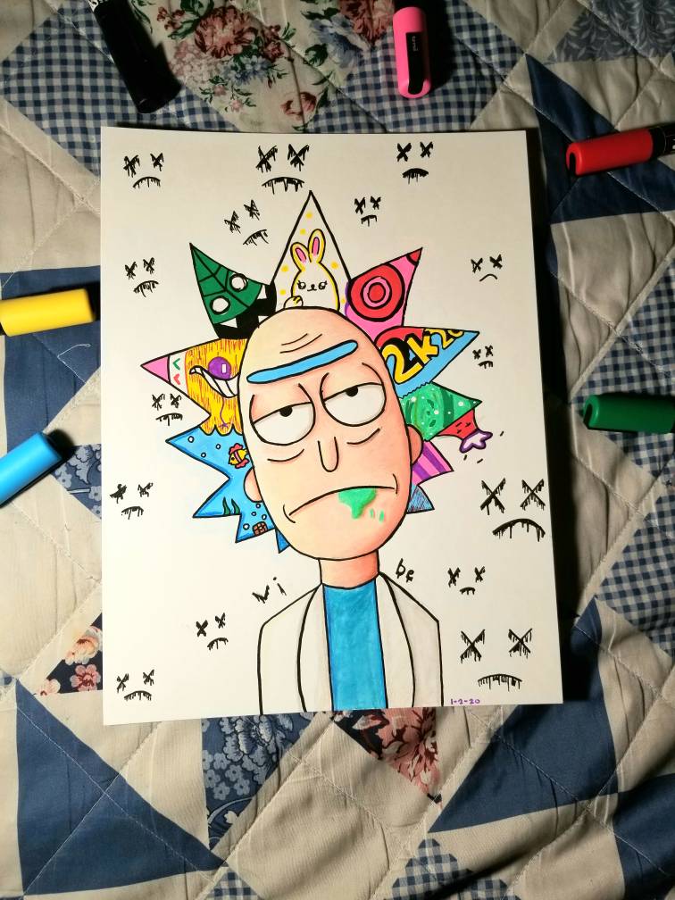 rick and morty drawing by inspire928 on DeviantArt