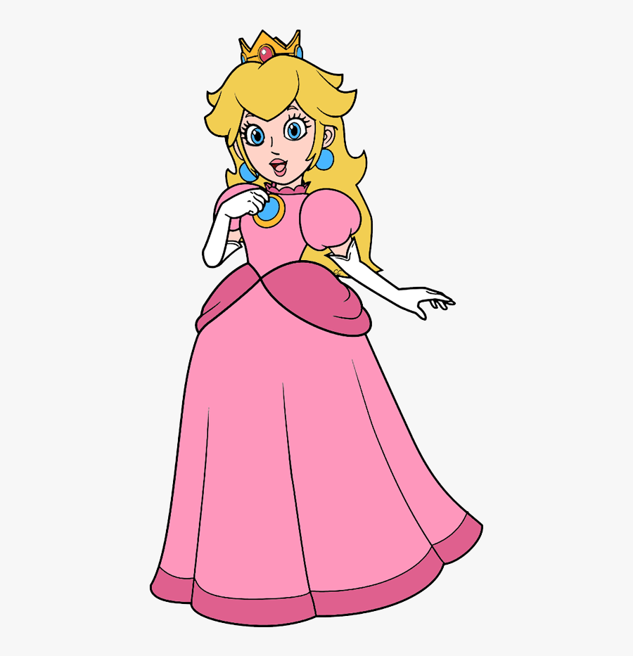 Draw Peach Super Mario , Free Transparent Clipart ClipartKey