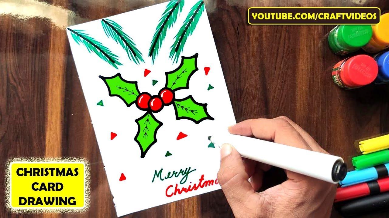 Creative Christmas Card Drawing Ideas