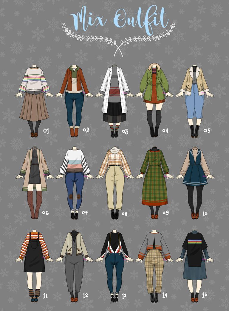 (OPEN 2/15) Casual Outfit Adopts 05 by Rosariy Fashion design