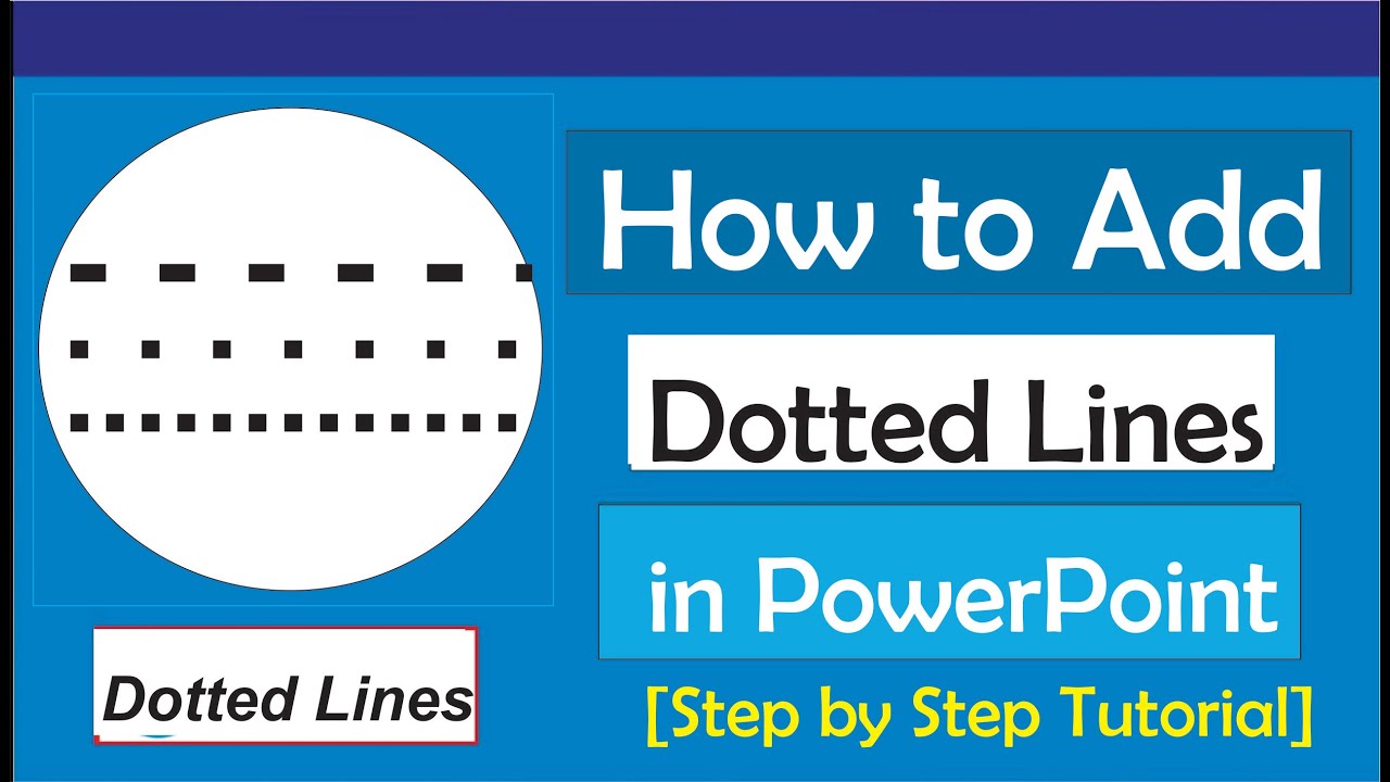 How To Draw A Vertical Dotted Line In Powerpoint Free Word Template