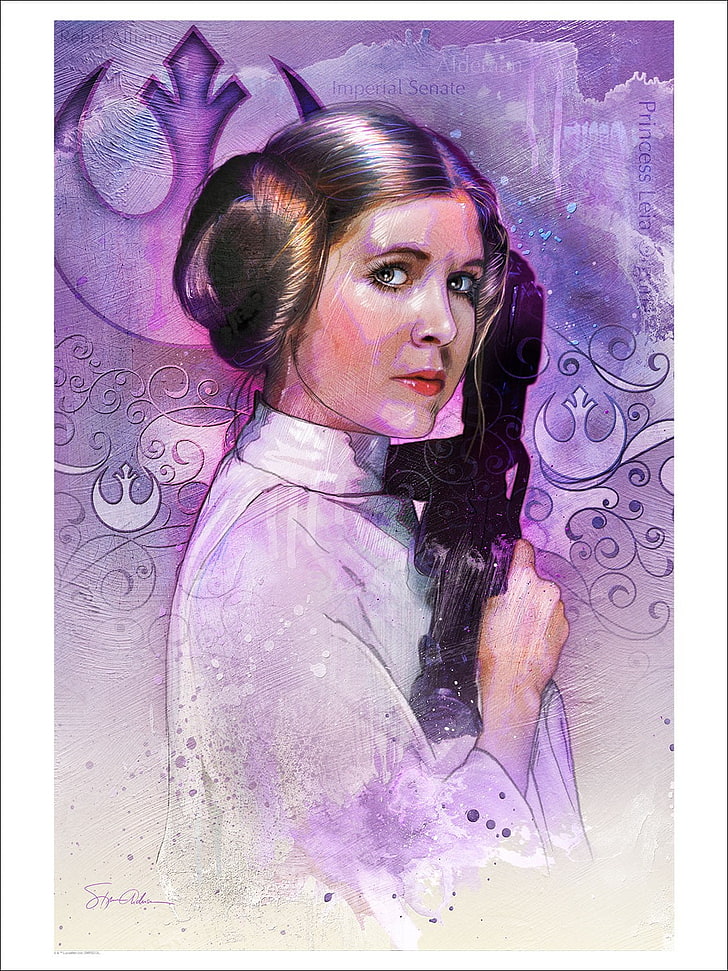 How To Draw Princess Leia Realistic How to draw star wars princess leia