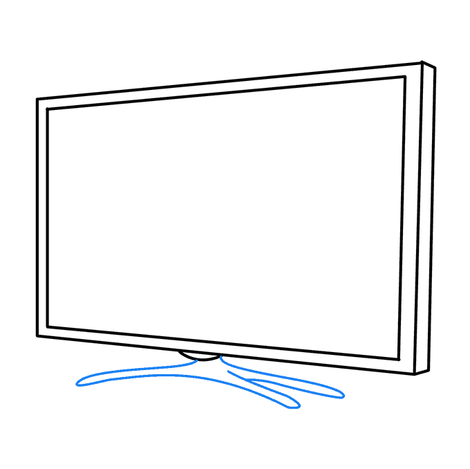 How to Draw a TV Really Easy Drawing Tutorial