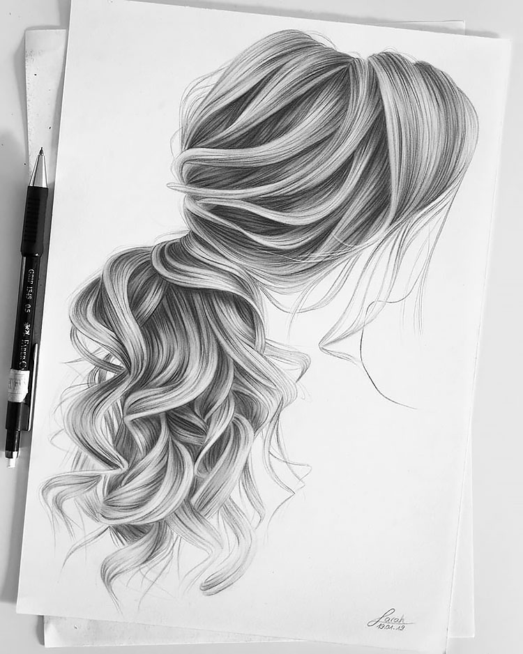 22 Girl Hair Drawing Ideas and References Beautiful Dawn Designs