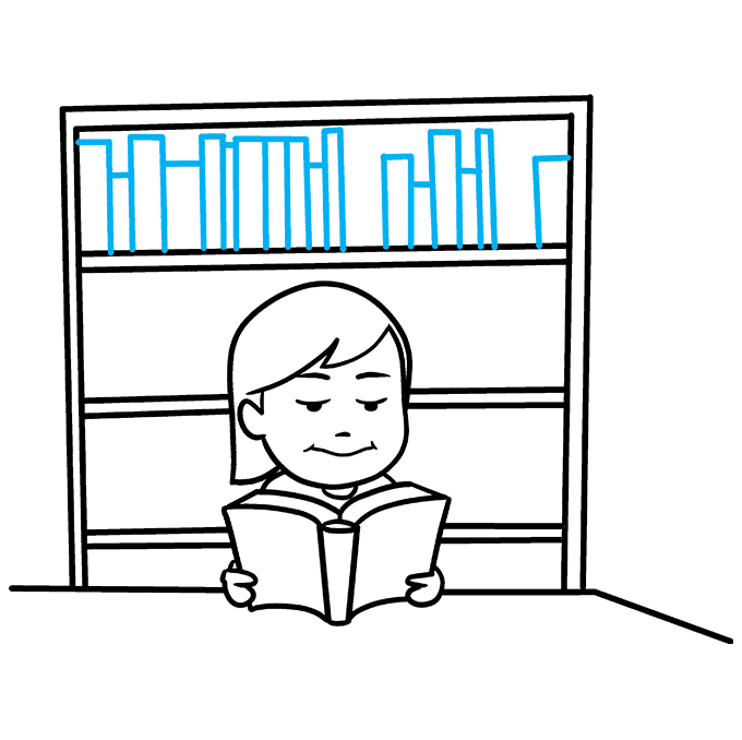 How to Draw a Library Really Easy Drawing Tutorial