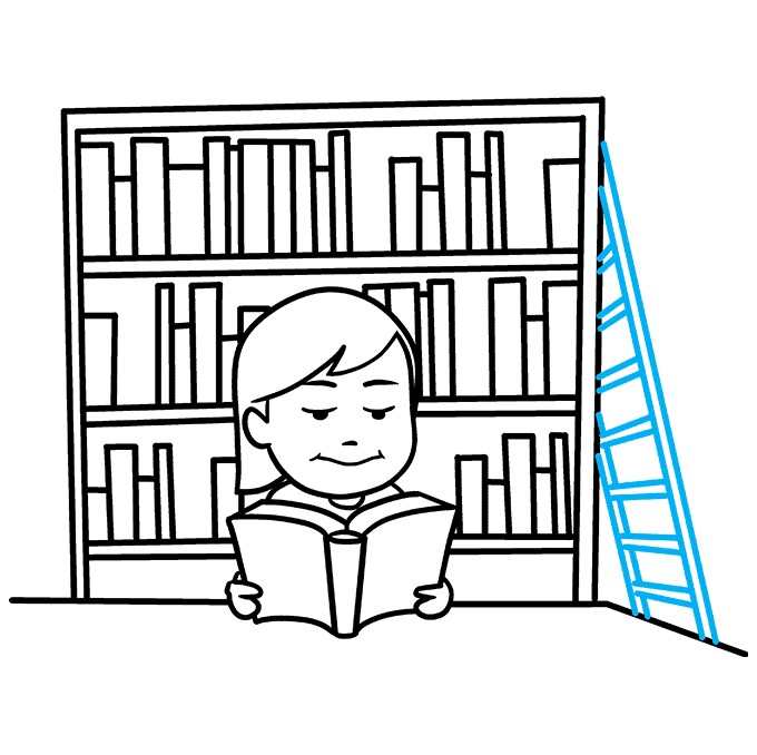 How to Draw a Library Really Easy Drawing Tutorial