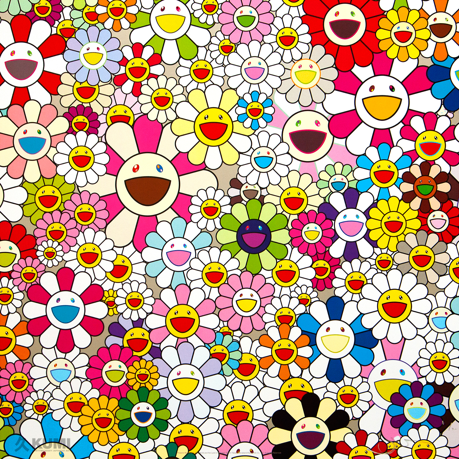 Takashi Murakami Flowers Blooming in This World and the Land of Nirvana