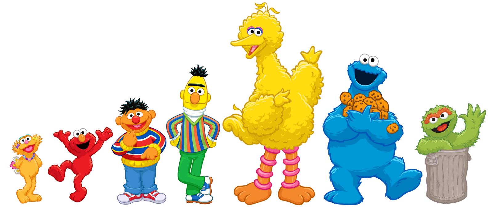 Sesame Street Vector Characters by JoniGodoy on DeviantArt