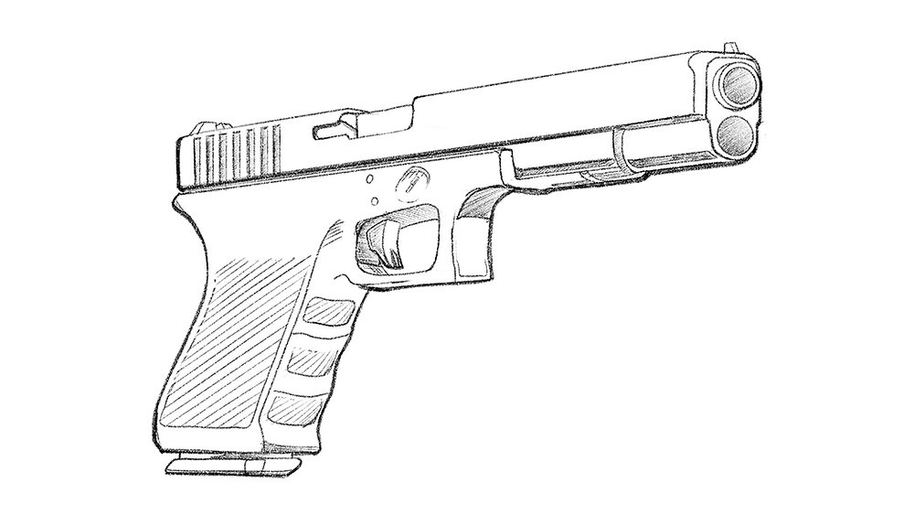 How To Draw a Glock Handgun