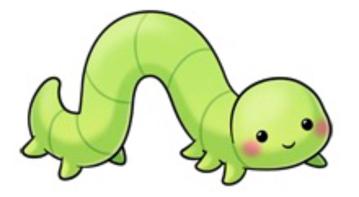 Inch Worm Cute animal drawings, Cute drawings, Cartoon drawings