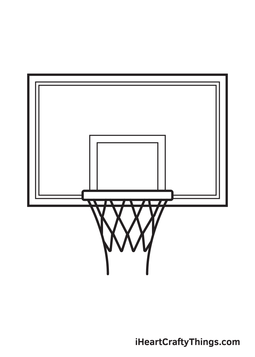 Basketball Hoops Drawing