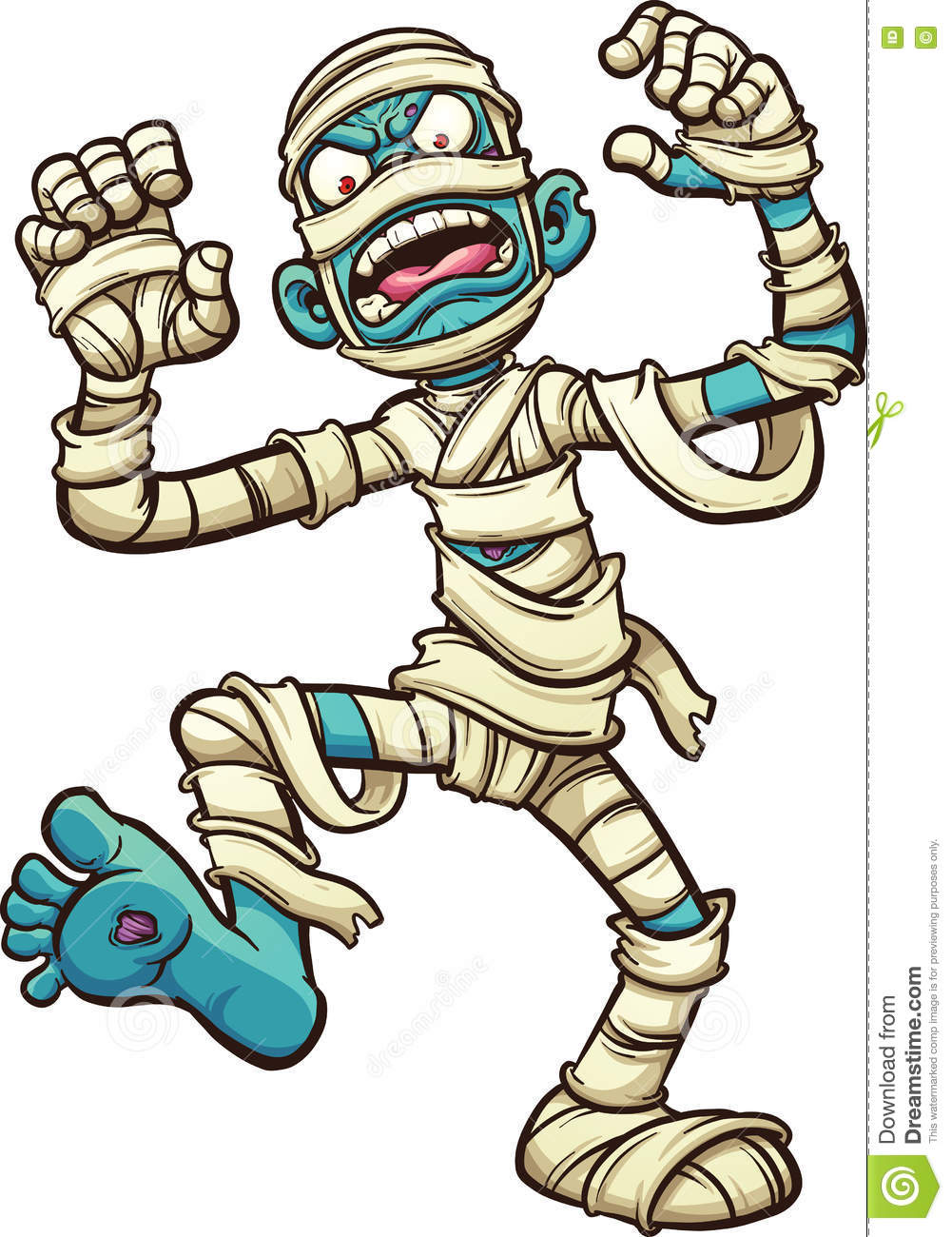 Cartoon mummy stock vector. Illustration of isolated 78467824